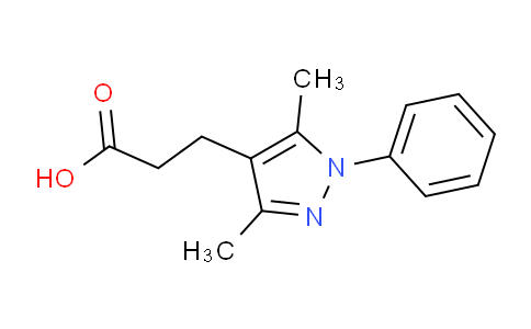 CAS No. 381697-36-5, 3-(3,5-Dimethyl-1-phenyl-1H-pyrazol-4-yl)propanoic acid