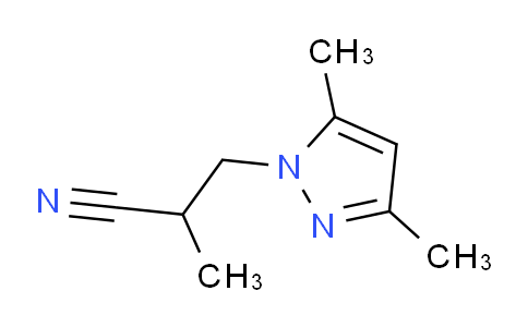 CAS No. 1006319-92-1, 3-(3,5-Dimethyl-1H-pyrazol-1-yl)-2-methylpropanenitrile