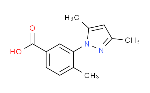 CAS No. 957514-14-6, 3-(3,5-Dimethyl-1H-pyrazol-1-yl)-4-methylbenzoic acid