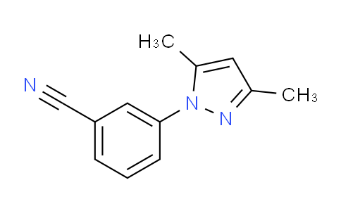 CAS No. 1155066-35-5, 3-(3,5-Dimethylpyrazol-1-yl)benzonitrile