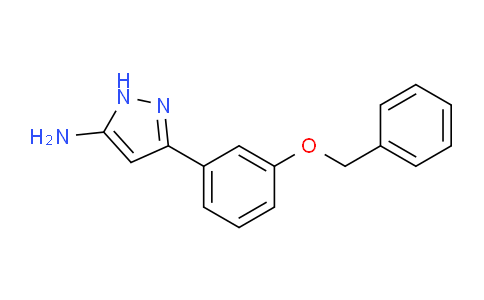 CAS No. 502132-95-8, 3-(3-(Benzyloxy)phenyl)-1H-pyrazol-5-amine