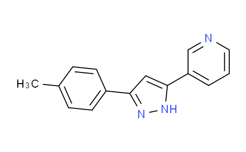 CAS No. 1459805-83-4, 3-(3-(p-Tolyl)-1H-pyrazol-5-yl)pyridine