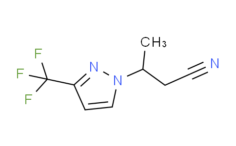 CAS No. 1006319-93-2, 3-(3-(Trifluoromethyl)-1H-pyrazol-1-yl)butanenitrile