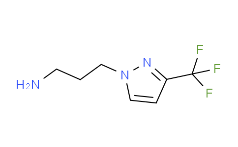 CAS No. 1006455-31-7, 3-(3-(Trifluoromethyl)-1H-pyrazol-1-yl)propan-1-amine