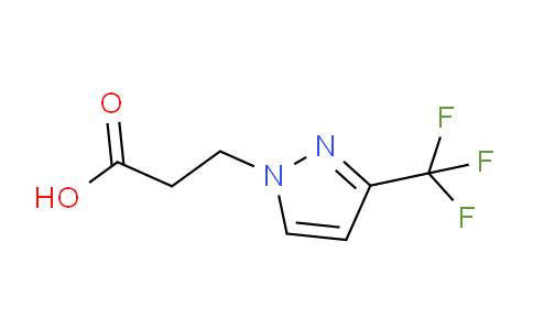 CAS No. 1006319-37-4, 3-(3-(Trifluoromethyl)-1H-pyrazol-1-yl)propanoic acid