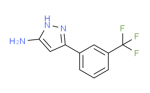 CAS No. 209224-91-9, 3-(3-(Trifluoromethyl)phenyl)-1H-pyrazol-5-amine
