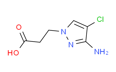 CAS No. 1006455-70-4, 3-(3-Amino-4-chloro-1H-pyrazol-1-yl)propanoic acid