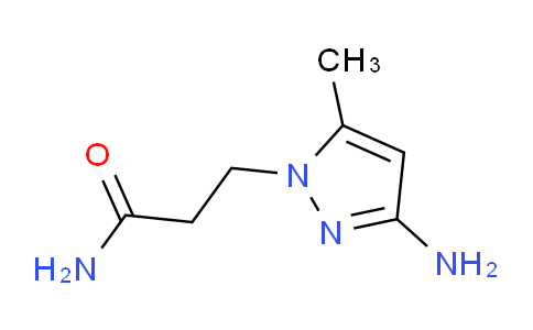 CAS No. 1170626-07-9, 3-(3-Amino-5-methyl-1H-pyrazol-1-yl)propanamide