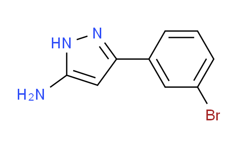 CAS No. 149246-81-1, 3-(3-Bromophenyl)-1H-pyrazol-5-amine