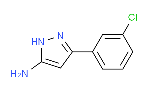 CAS No. 208519-09-9, 3-(3-Chlorophenyl)-1H-pyrazol-5-amine