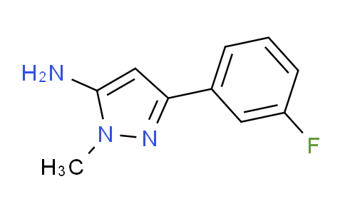 CAS No. 1017781-28-0, 3-(3-Fluorophenyl)-1-methyl-1H-pyrazol-5-amine