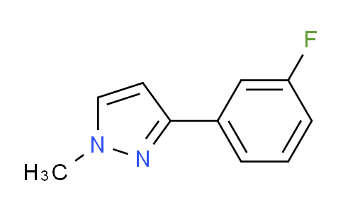 CAS No. 1956381-83-1, 3-(3-Fluorophenyl)-1-methyl-1H-pyrazole
