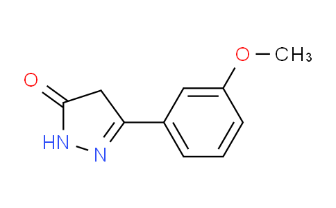 CAS No. 886494-11-7, 3-(3-Methoxyphenyl)-1H-pyrazol-5(4H)-one