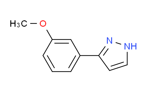 CAS No. 144026-74-4, 3-(3-Methoxyphenyl)-1H-pyrazole