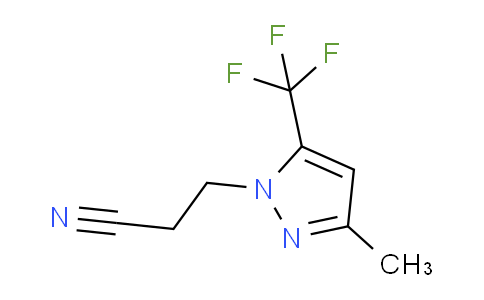 CAS No. 1006461-11-5, 3-(3-Methyl-5-(trifluoromethyl)-1H-pyrazol-1-yl)propanenitrile