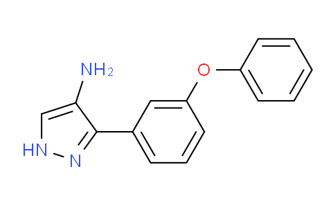 CAS No. 1708168-85-7, 3-(3-Phenoxyphenyl)-1H-pyrazol-4-amine