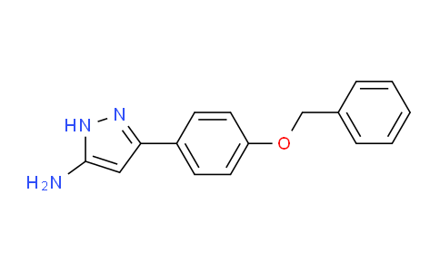 CAS No. 502132-35-6, 3-(4-(Benzyloxy)phenyl)-1H-pyrazol-5-amine