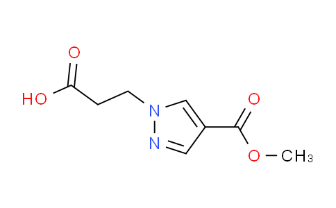 CAS No. 1170943-03-9, 3-(4-(Methoxycarbonyl)-1H-pyrazol-1-yl)propanoic acid