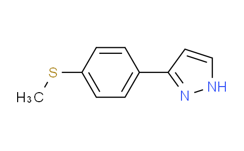 CAS No. 474706-34-8, 3-(4-(Methylthio)phenyl)-1H-pyrazole