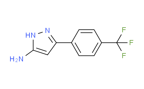 CAS No. 130599-34-7, 3-(4-(Trifluoromethyl)phenyl)-1H-pyrazol-5-amine
