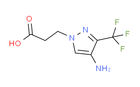 CAS No. 1006433-82-4, 3-(4-Amino-3-(trifluoromethyl)-1H-pyrazol-1-yl)propanoic acid