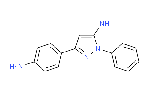 CAS No. 13288-83-0, 3-(4-Aminophenyl)-1-phenyl-1H-pyrazol-5-amine