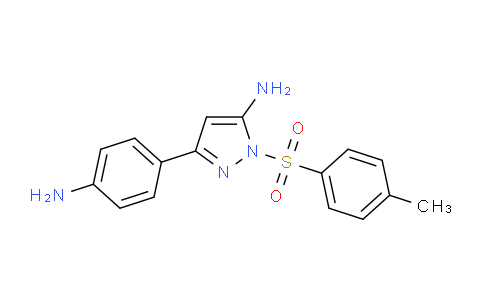 CAS No. 223518-72-7, 3-(4-Aminophenyl)-1-tosyl-1H-pyrazol-5-amine