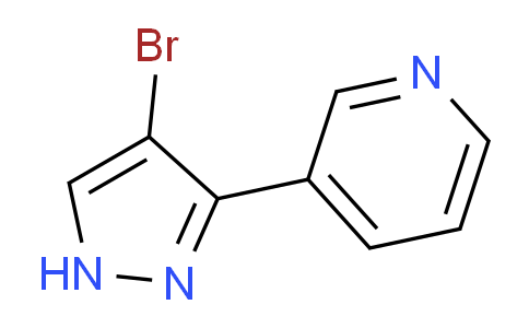 CAS No. 148138-02-7, 3-(4-Bromo-1H-pyrazol-3-yl)pyridine