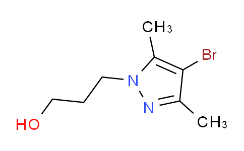 CAS No. 925607-98-3, 3-(4-Bromo-3,5-dimethyl-1H-pyrazol-1-yl)propan-1-ol