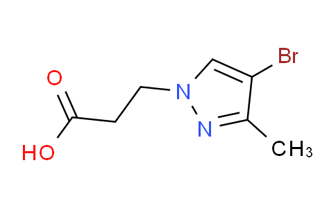 CAS No. 956824-07-0, 3-(4-Bromo-3-methyl-1H-pyrazol-1-yl)propanoic acid