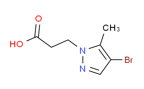 CAS No. 956396-56-8, 3-(4-Bromo-5-methyl-1H-pyrazol-1-yl)propanoic acid