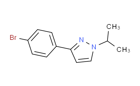 CAS No. 1400645-25-1, 3-(4-Bromophenyl)-1-isopropylpyrazole