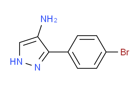 CAS No. 91857-98-6, 3-(4-Bromophenyl)-1H-pyrazol-4-amine