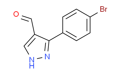 CAS No. 350997-68-1, 3-(4-Bromophenyl)-1H-pyrazole-4-carbaldehyde