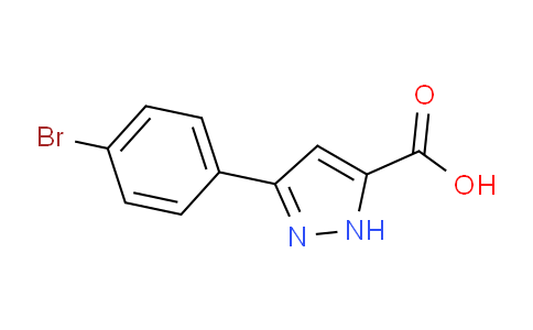 CAS No. 890591-20-5, 3-(4-Bromophenyl)-1H-pyrazole-5-carboxylic acid