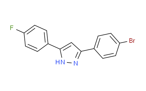 CAS No. 1415320-96-5, 3-(4-Bromophenyl)-5-(4-fluorophenyl)-1H-pyrazole