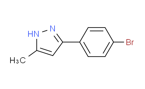 CAS No. 145353-53-3, 3-(4-Bromophenyl)-5-methyl-1H-pyrazole