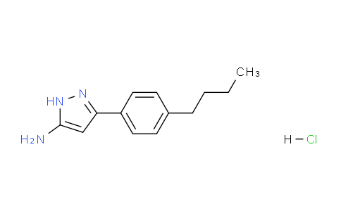 CAS No. 1031793-88-0, 3-(4-Butylphenyl)-1H-pyrazol-5-amine hydrochloride