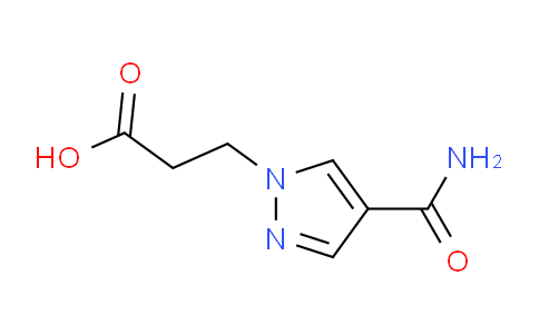 CAS No. 1006458-49-6, 3-(4-Carbamoyl-1H-pyrazol-1-yl)propanoic acid