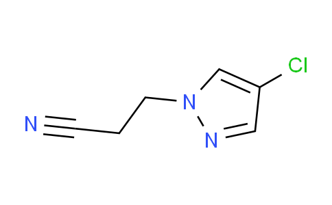 CAS No. 1001500-05-5, 3-(4-Chloro-1H-pyrazol-1-yl)propanenitrile