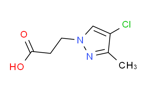 CAS No. 180741-32-6, 3-(4-Chloro-3-methyl-1H-pyrazol-1-yl)propanoic acid