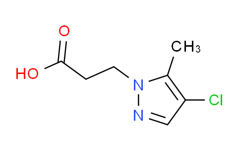CAS No. 180741-47-3, 3-(4-Chloro-5-methyl-1H-pyrazol-1-yl)propanoic acid