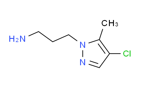 CAS No. 951235-39-5, 3-(4-Chloro-5-methylpyrazol-1-yl)propylamine