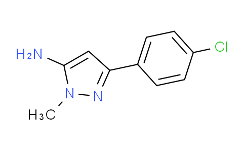 CAS No. 126417-82-1, 3-(4-Chlorophenyl)-1-methyl-1H-pyrazol-5-amine