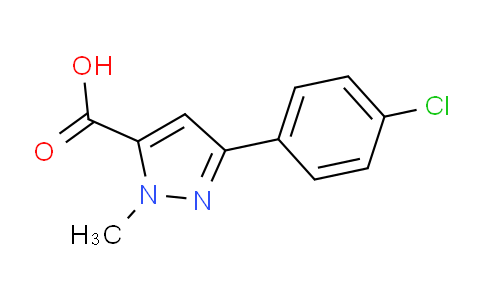 CAS No. 1015868-48-0, 3-(4-Chlorophenyl)-1-methyl-1H-pyrazole-5-carboxylic acid