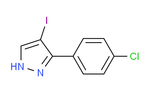 CAS No. 1342903-59-6, 3-(4-Chlorophenyl)-4-iodo-1H-pyrazole