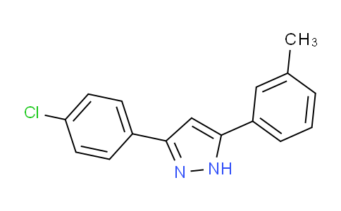 CAS No. 1417823-37-0, 3-(4-Chlorophenyl)-5-(m-tolyl)-1H-pyrazole