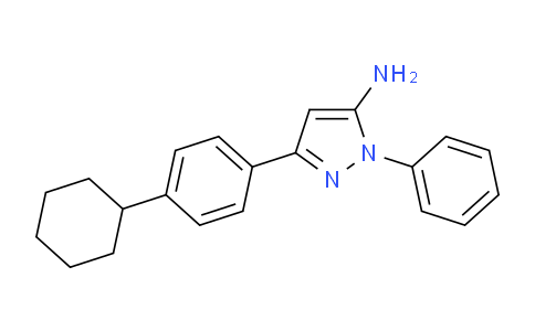 CAS No. 956159-37-8, 3-(4-Cyclohexylphenyl)-1-phenyl-1H-pyrazol-5-amine