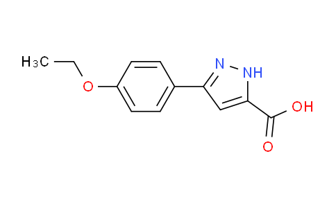 CAS No. 890591-56-7, 3-(4-Ethoxyphenyl)-1H-pyrazole-5-carboxylic acid