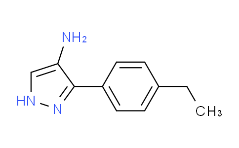 CAS No. 1251302-05-2, 3-(4-Ethylphenyl)-1H-pyrazol-4-amine